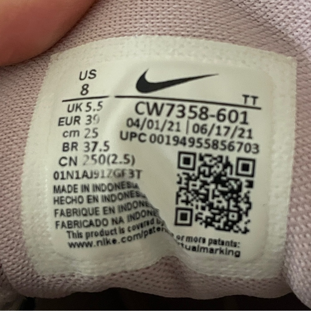 Nike Womens Air Zoom Pegasus Running Shoes CW7358-601 Pink Rose White Size 8 - Picture 11 of 11